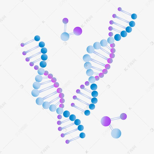 蓝色几何生物科技模型素材图片免费下载 千库网