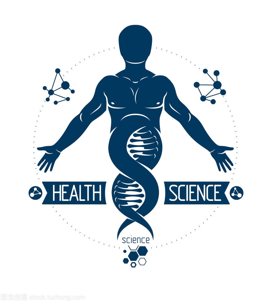 运动员被描绘成 Dna 符号